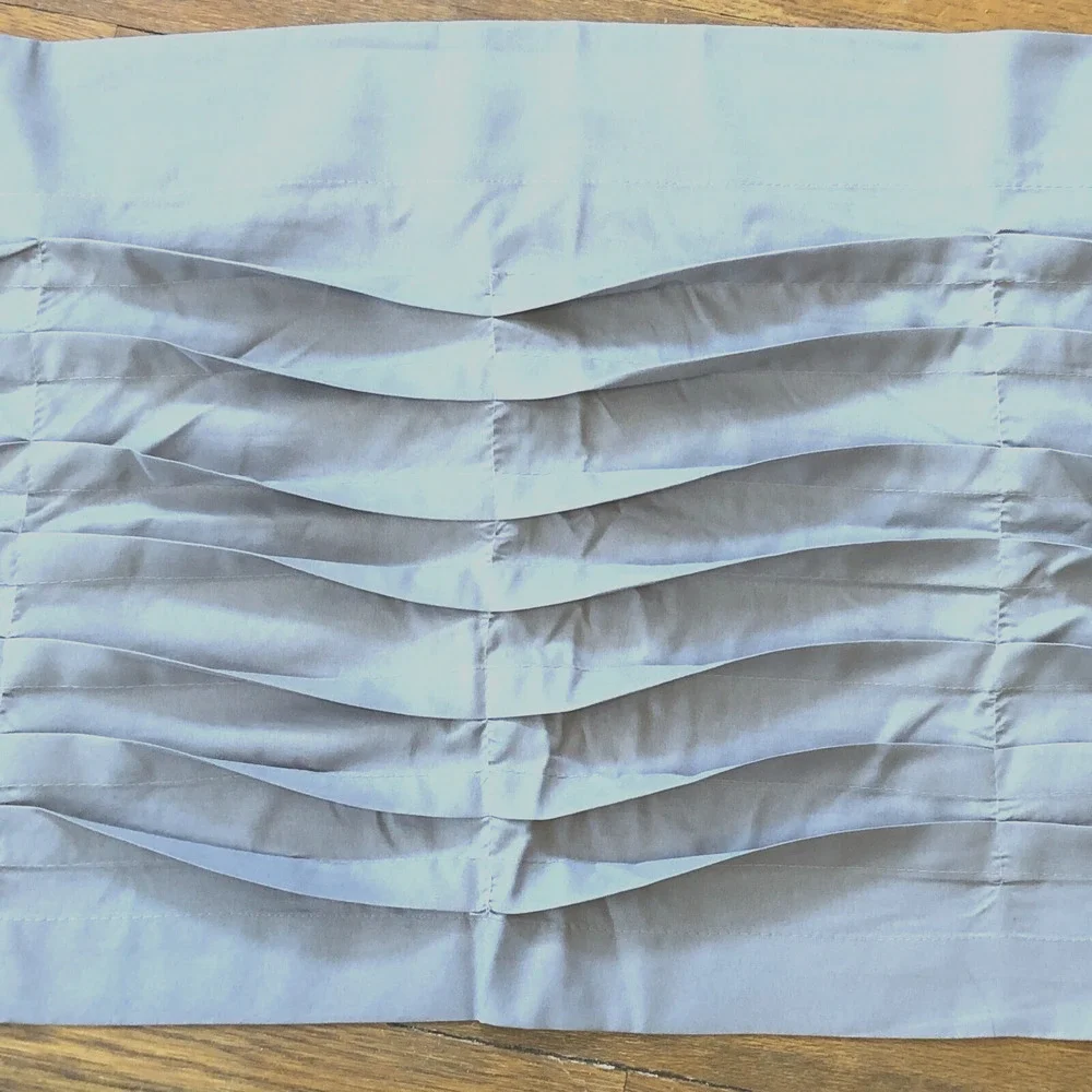 Wave Texture Valance | Pleated Ruffle Fold Window Kitchen Curtain Lush Decor
